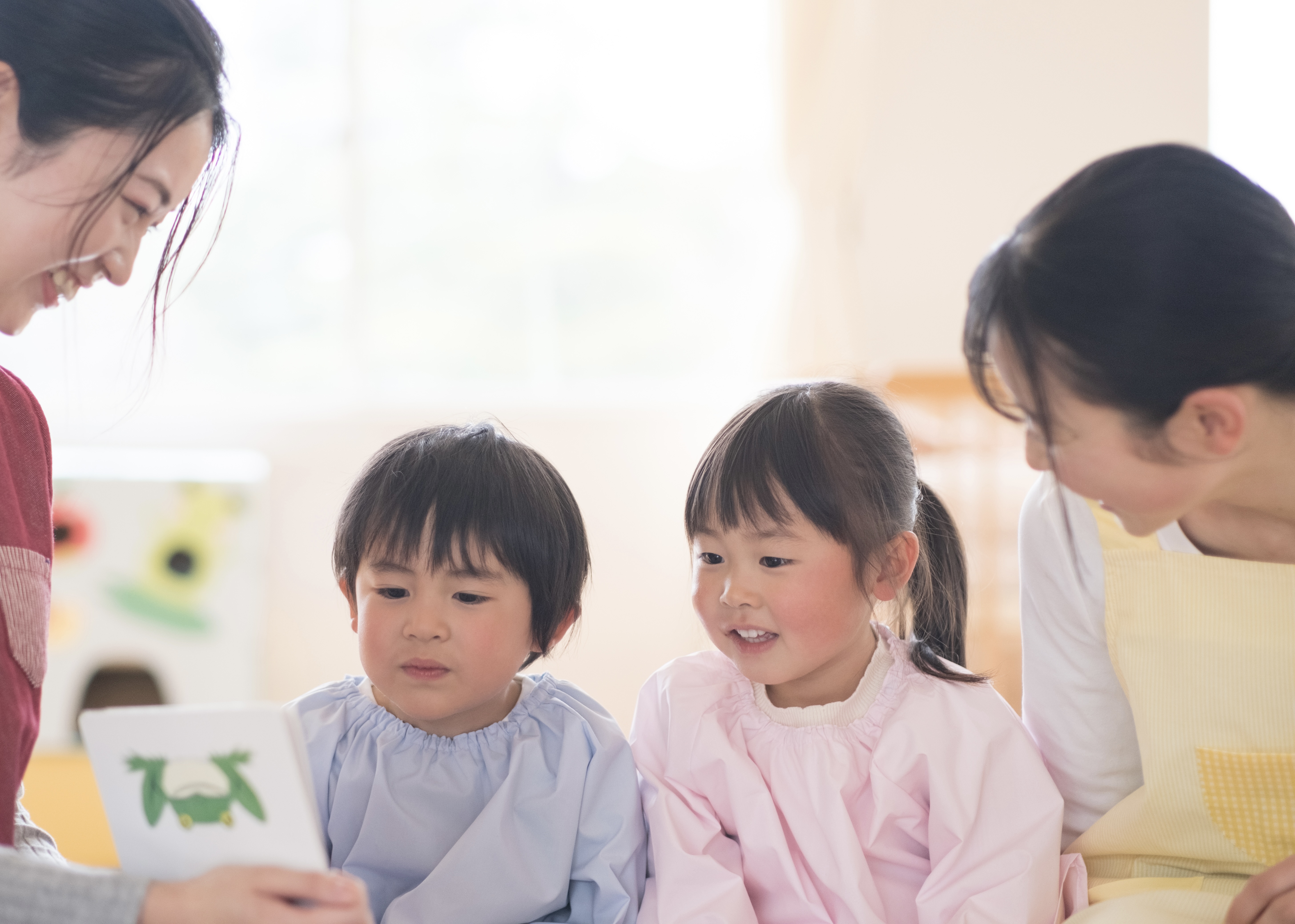 園で過ごす子どもたちの様子